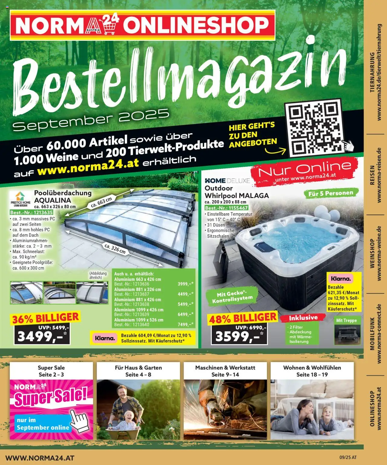 Norma - Bestellmagazin - Seite 1- gültig ab 01.09.2025