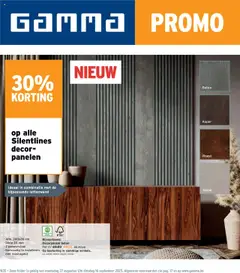 GAMMA - Folder geldig vanaf 27/08/2025