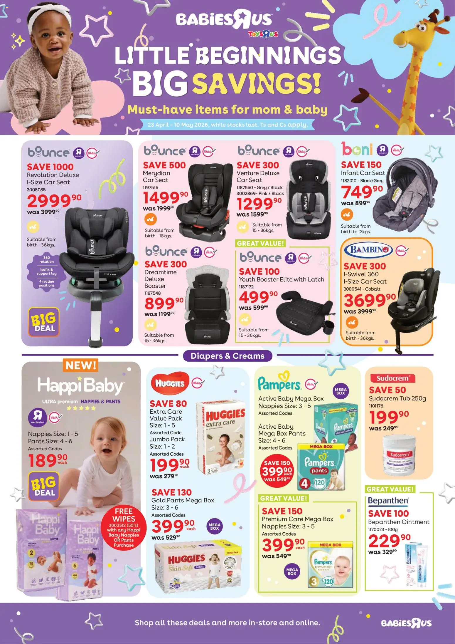 Babies R Us Specials - page 1- valid from 23/04/2026