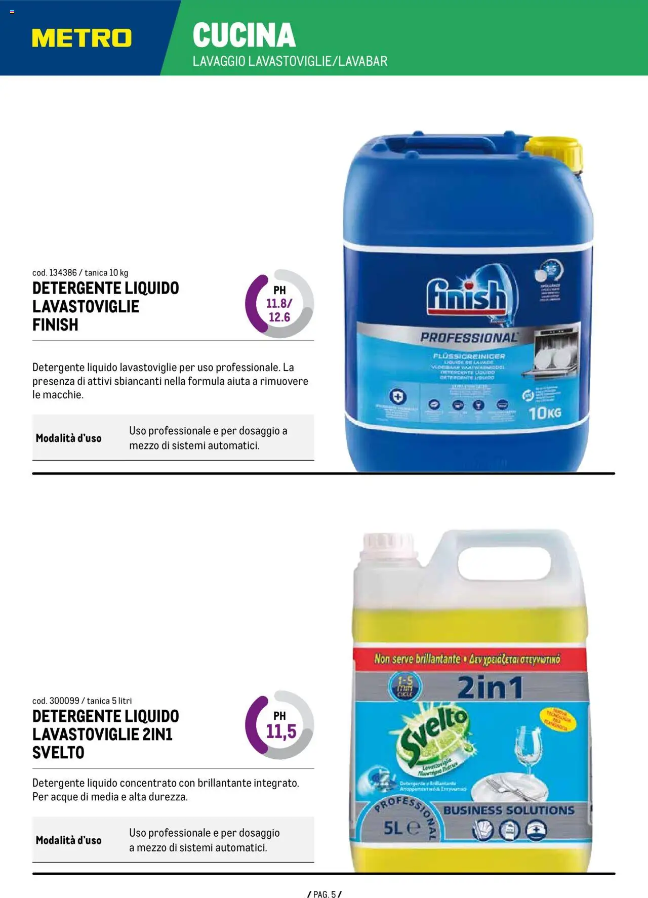 Metro Detergenza Professionale catalogo - pagina 5 - valido dal 11/09/2025
