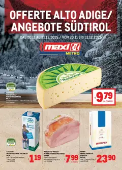 Anteprima Metro Alto Adige catalogo valida dal 20/11/2025