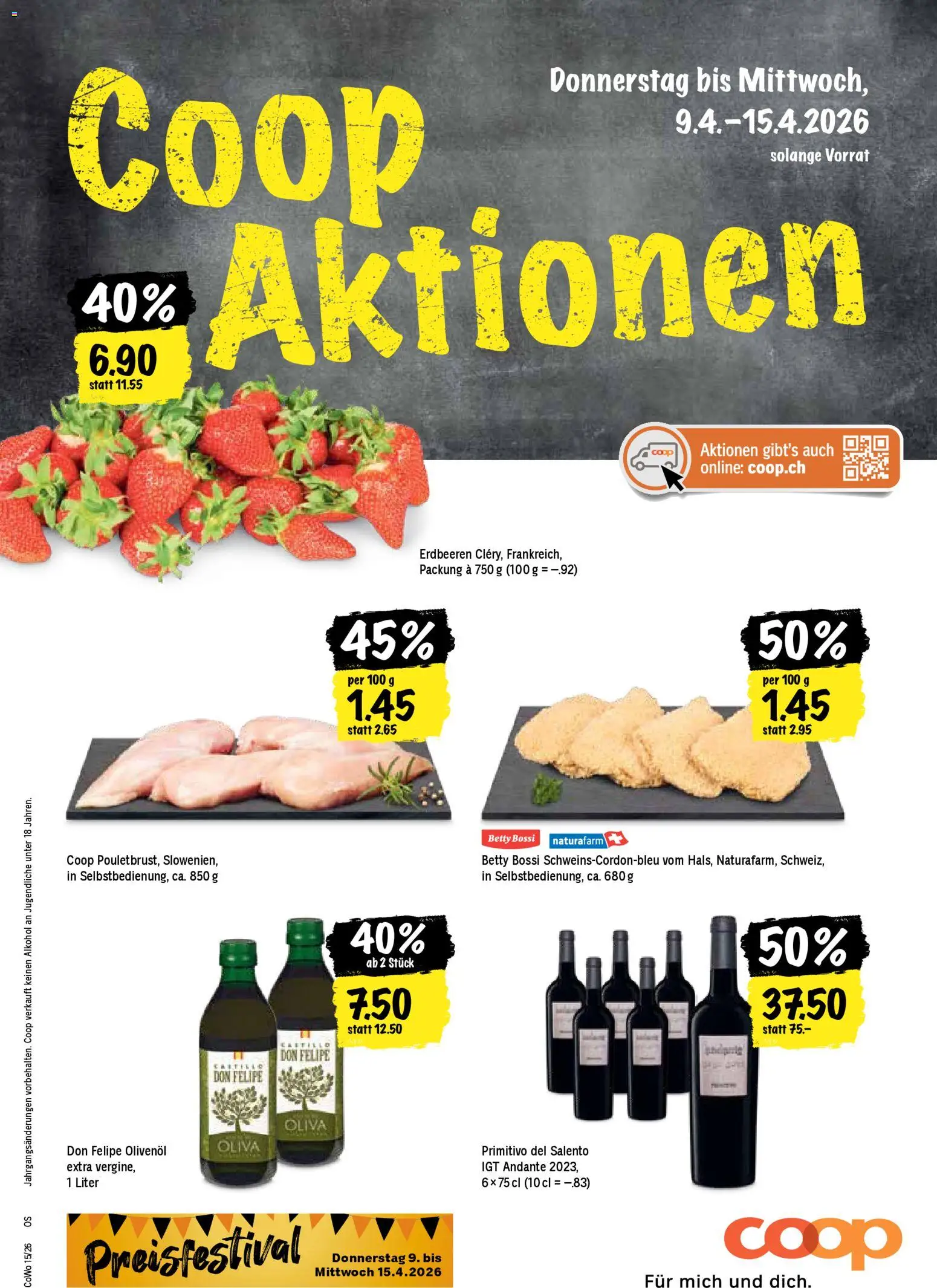 Coop aktionen - Seite 1- gültig ab 09.04.2026