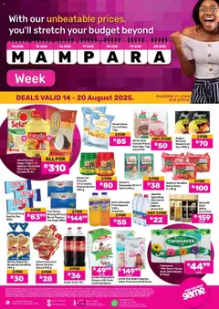 Preview Game - Mampara Week valid from 14/08/2025
