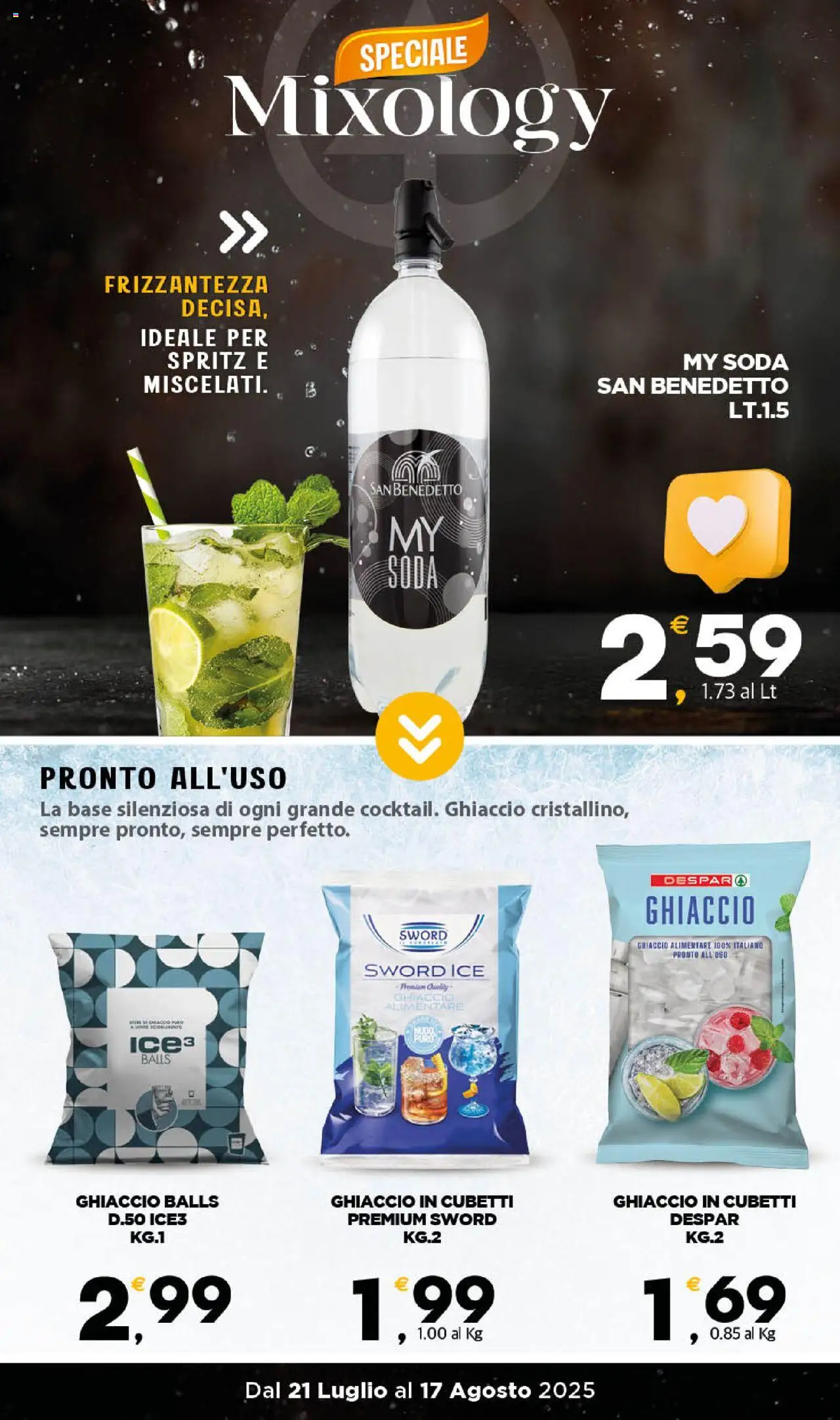 Eurospar Mixology catalogo - pagina 1 - valido dal 21/07/2025