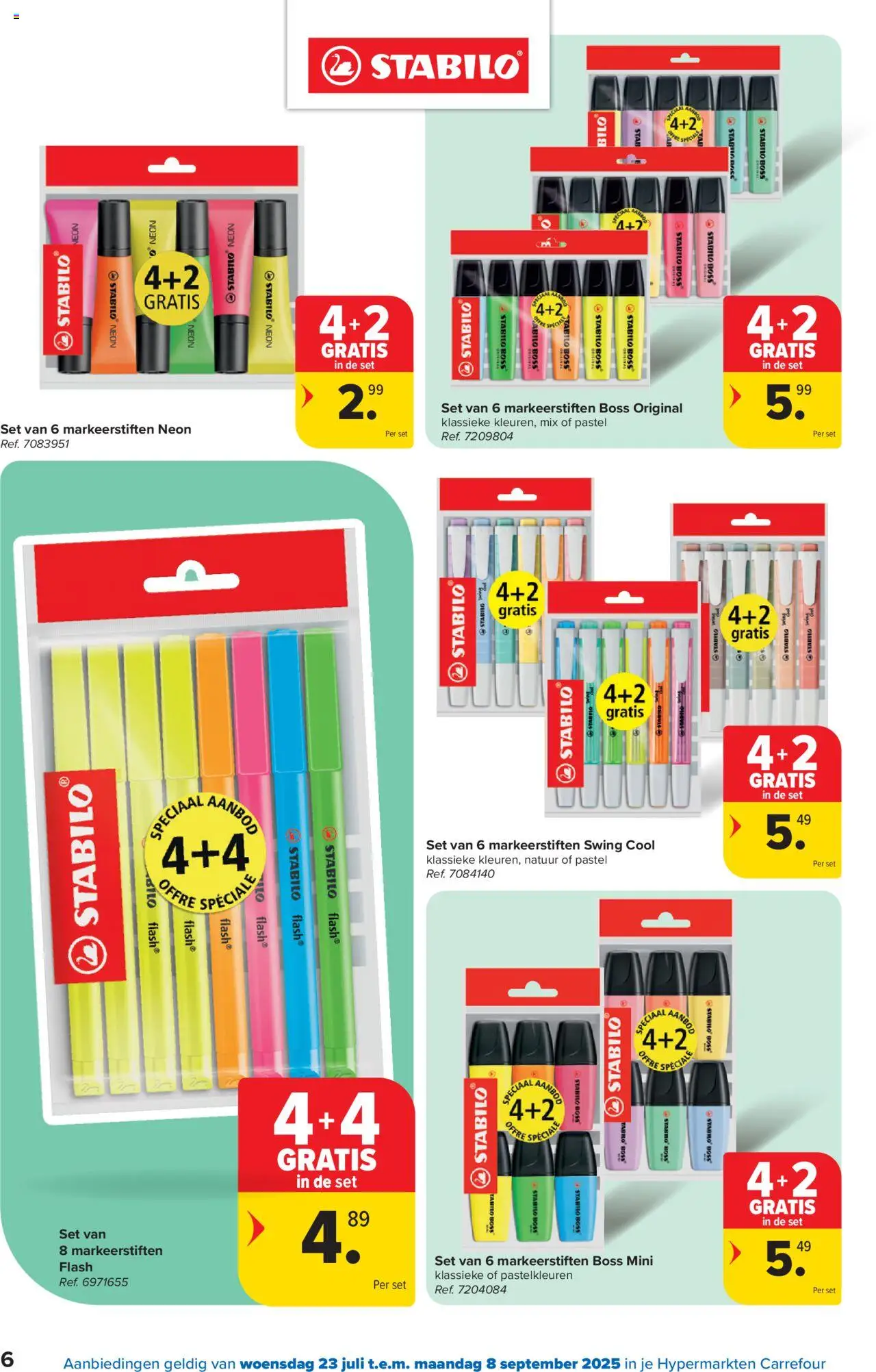 Carrefour - Hypermarkten Back to School - pagina 6- geldig vanaf 23/07/2025