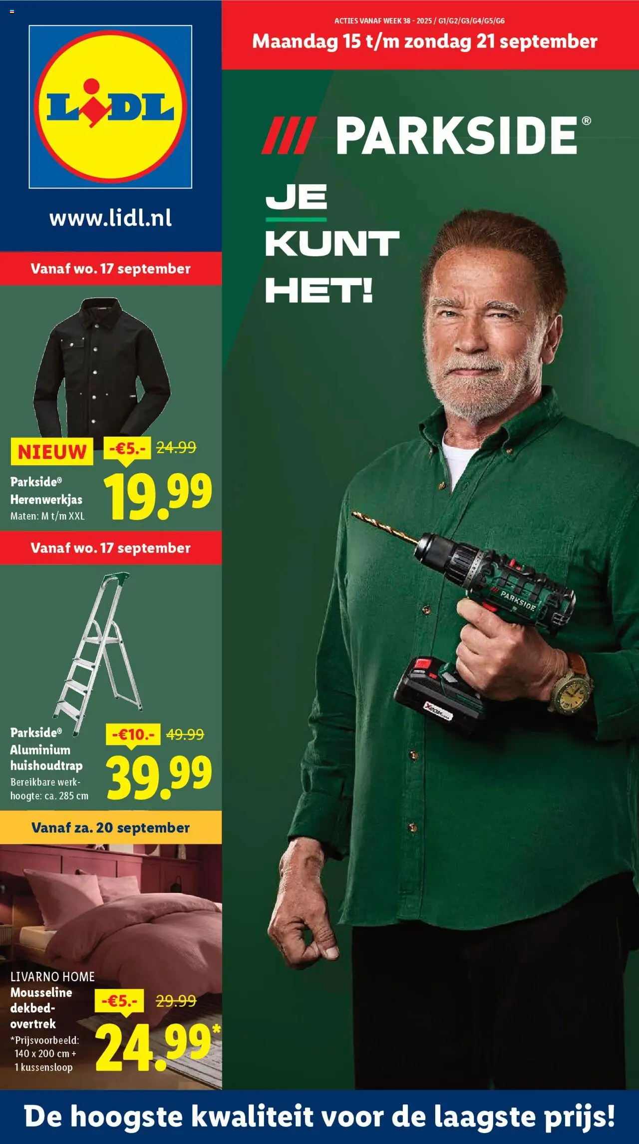 Lidl -Non Food Folder week 38 - pagina 1- geldig vanaf 15-09-2025