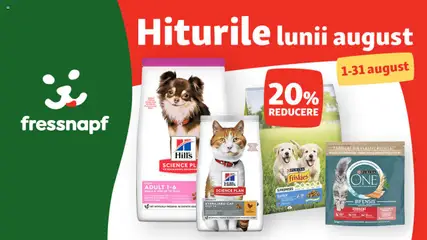 Catalog Fressnapf - Oferte din luna valabil de la 01.08.2025
