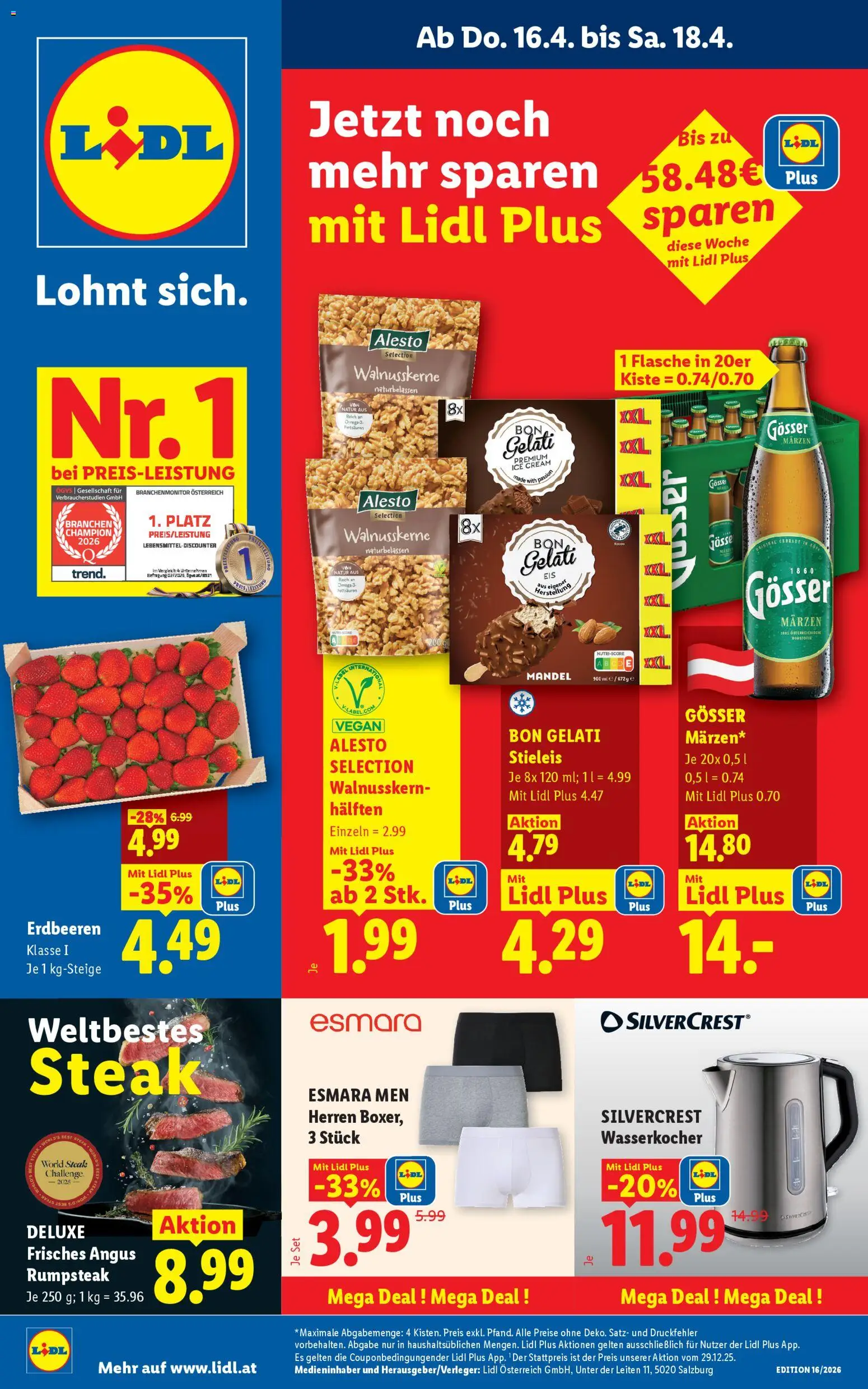 Lidl - Flugblatt - Seite 1- gültig ab 16.04.2026