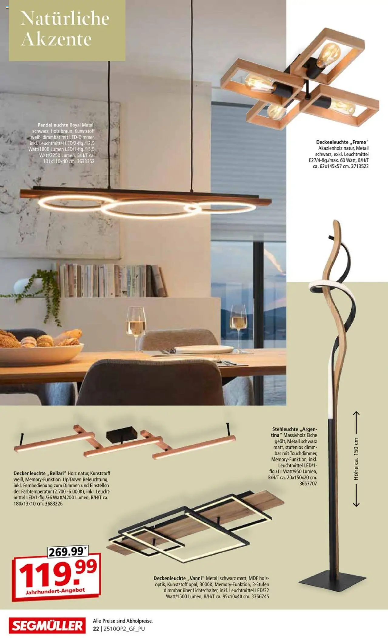 Segmüller Leuchten Spezial - Seite 22 - gültig ab 29.09.2025