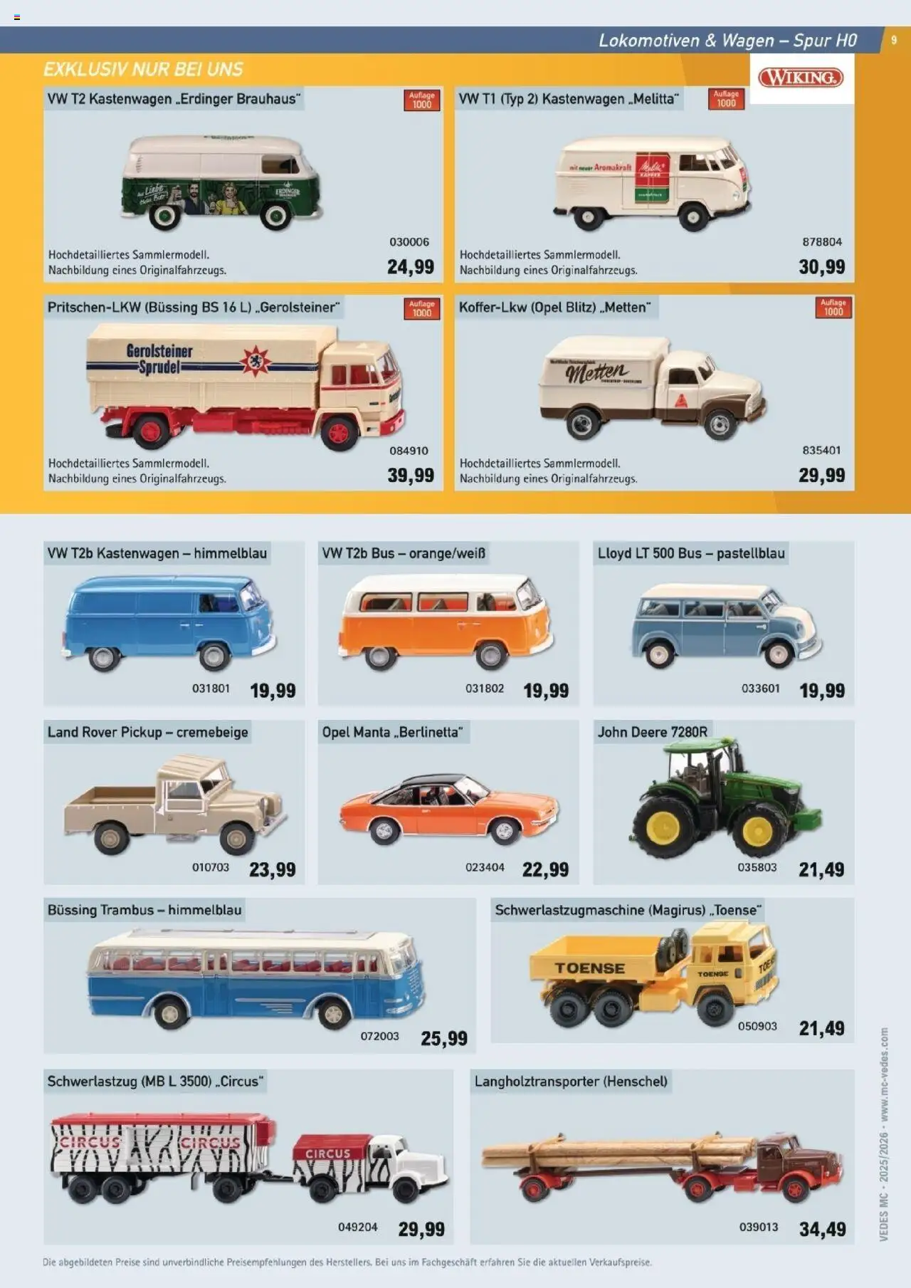 Vedes Bahn frei für tolle Angebote - Seite 9 - gültig ab 22.09.2025