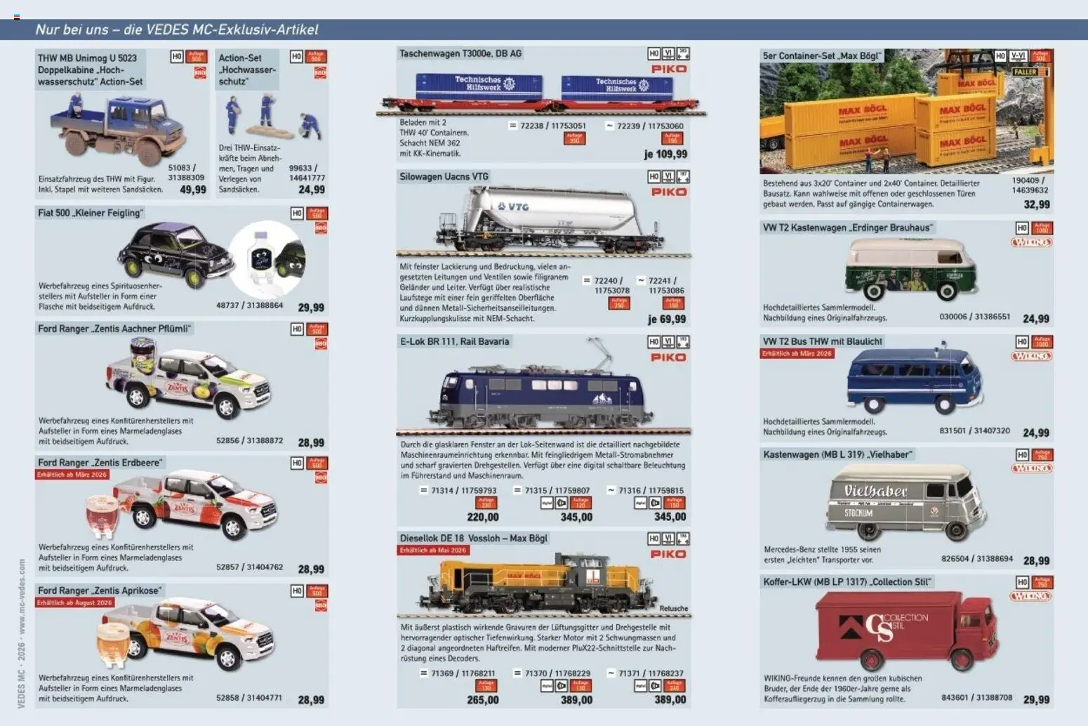 Vedes - MC Exklusivflyer 2026  - Seite 2 - gültig ab 09.01.2026