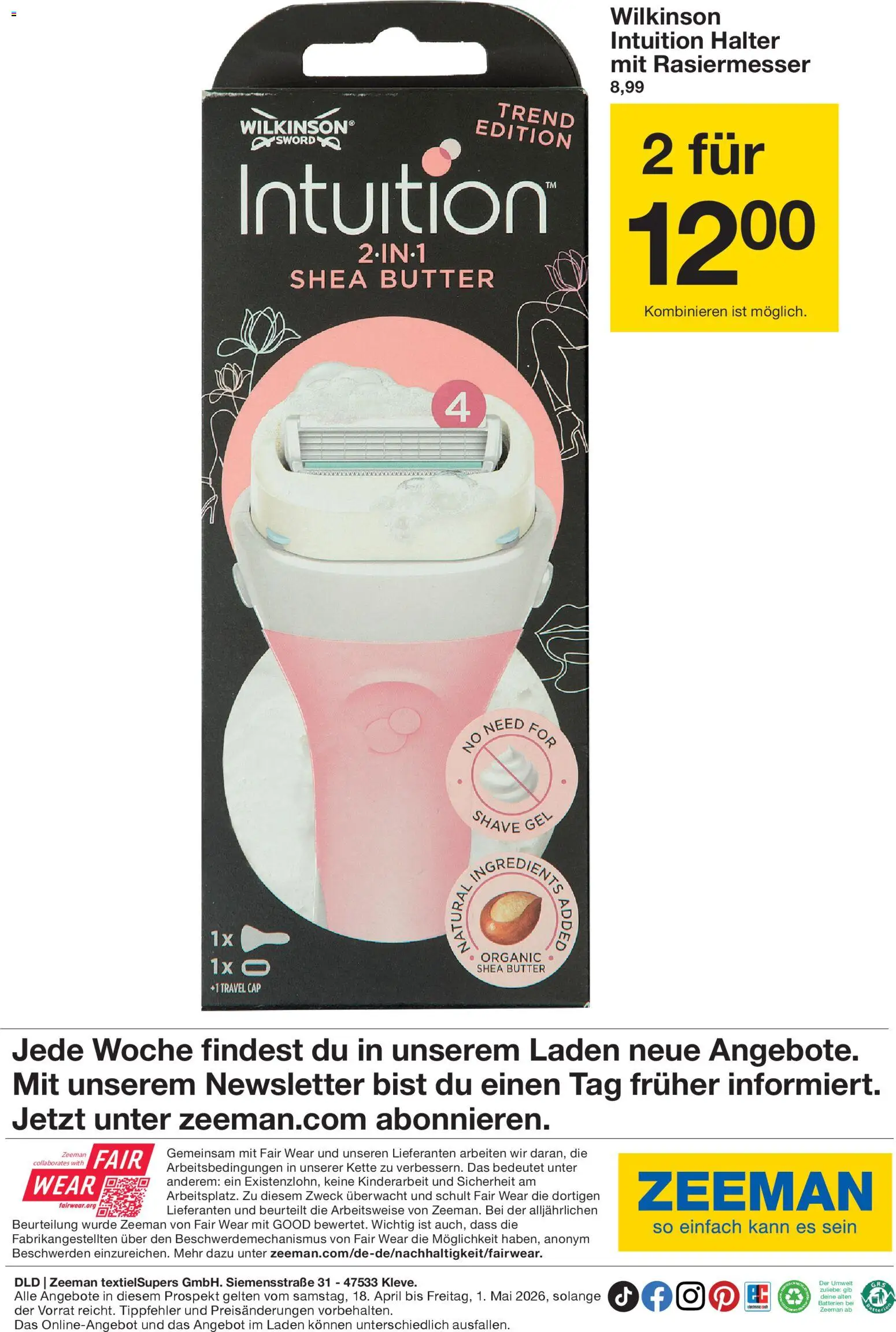 Zeeman Prospekt 	 - Seite 33 - gültig ab 18.04.2026