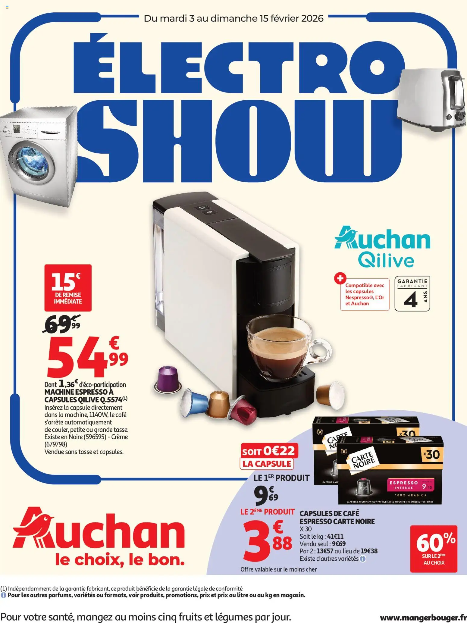 Auchan - ElectroShow hypermarchés - pagina 1- geldig vanaf 03/02/2026