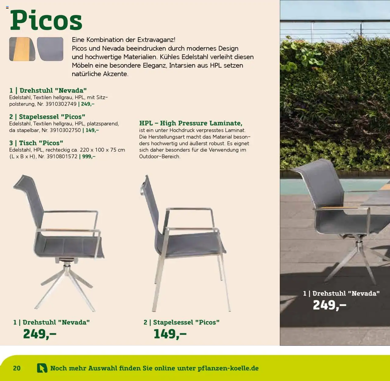 Pflanzen-Kölle Gartenmöbel Katalog 2025 - Seite 20 - gültig ab 22.01.2025