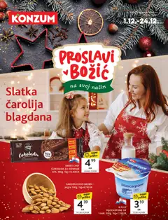 Előnézet Konzum HR - Katalog kolači érvényes 2025.12.01.-tól