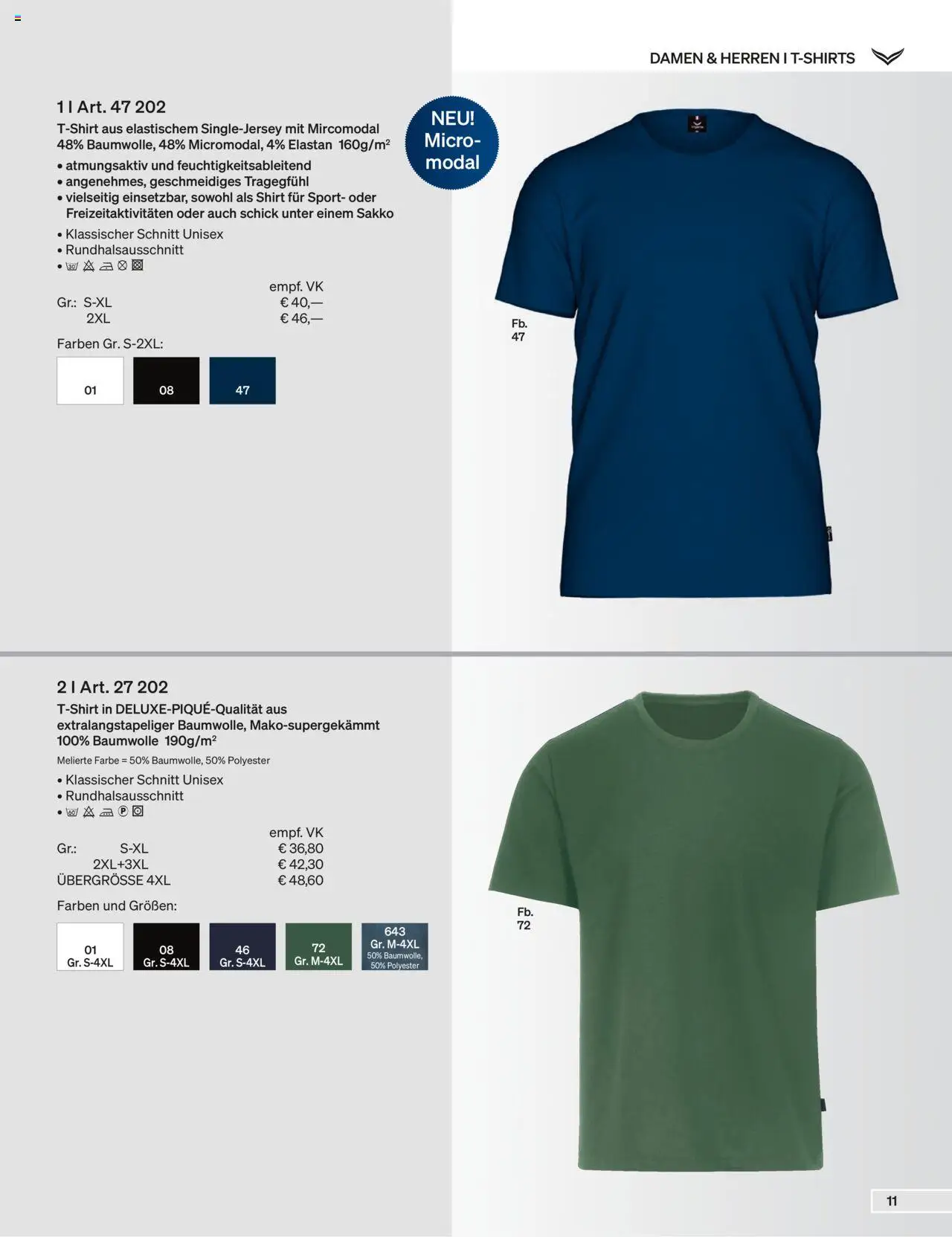 Trigema Prospekt 	 - Seite 11 - gültig ab 01.09.2025