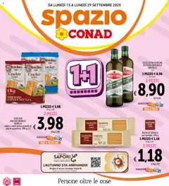 Anteprima Volantino Spazio Conad valida dal 15/09/2025