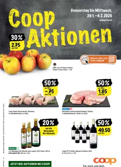Vorschau Coop Aktionen gültig ab 29.01.2026