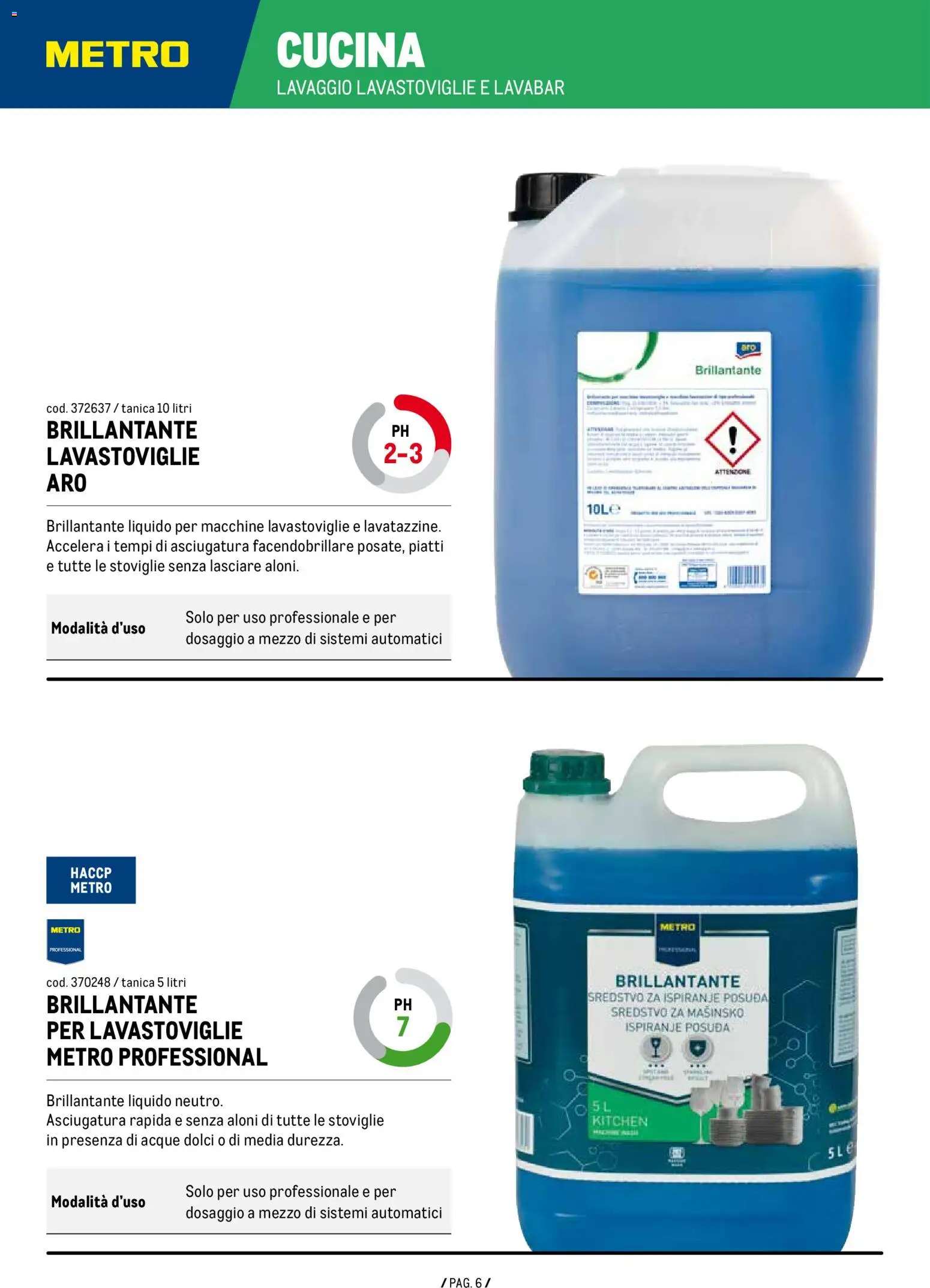 Metro Detergenza catalogo - pagina 6 - valido dal 07/01/2026