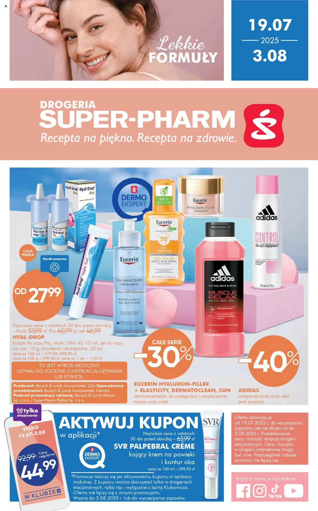 Super-pharm Gazetka - strona 1- ważny od 19.07.2025