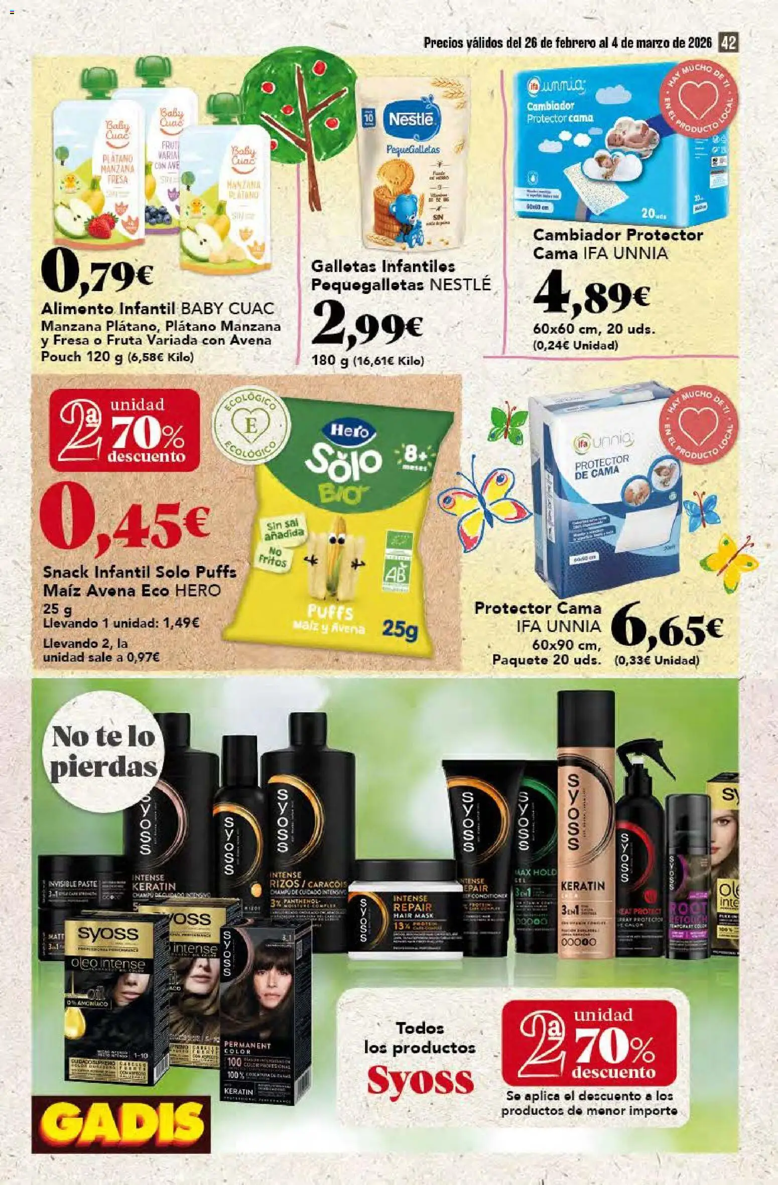 Gadis - folleto - Página de 42 - Válido desde 26/02/2026