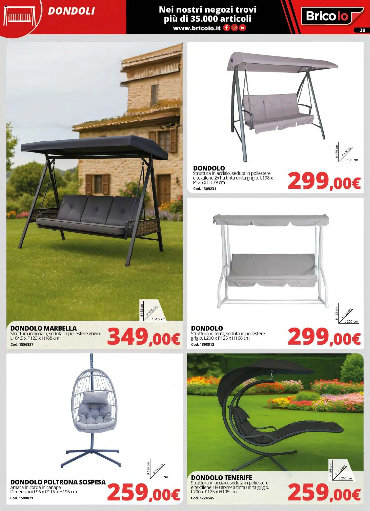 Brico io volantino - pagina 38 - valido dal 30/03/2026