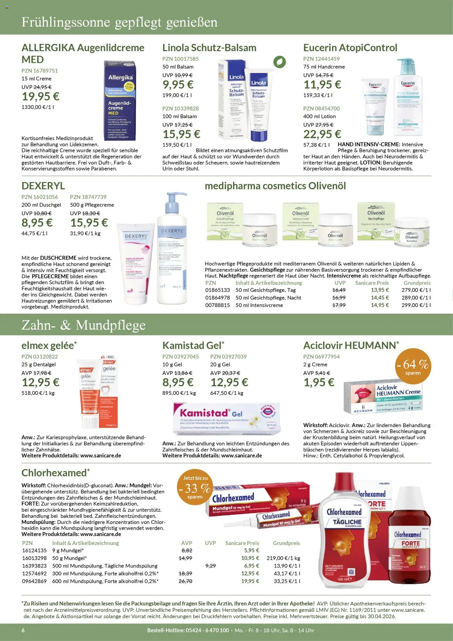 Sanicare Prospekt 	 - Seite 6 - gültig ab 03.03.2026