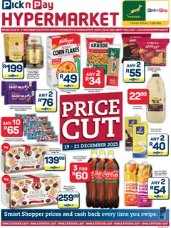 Preview Pick n Pay - Hypermarket Price Cut Specials valid from 19/12/2025