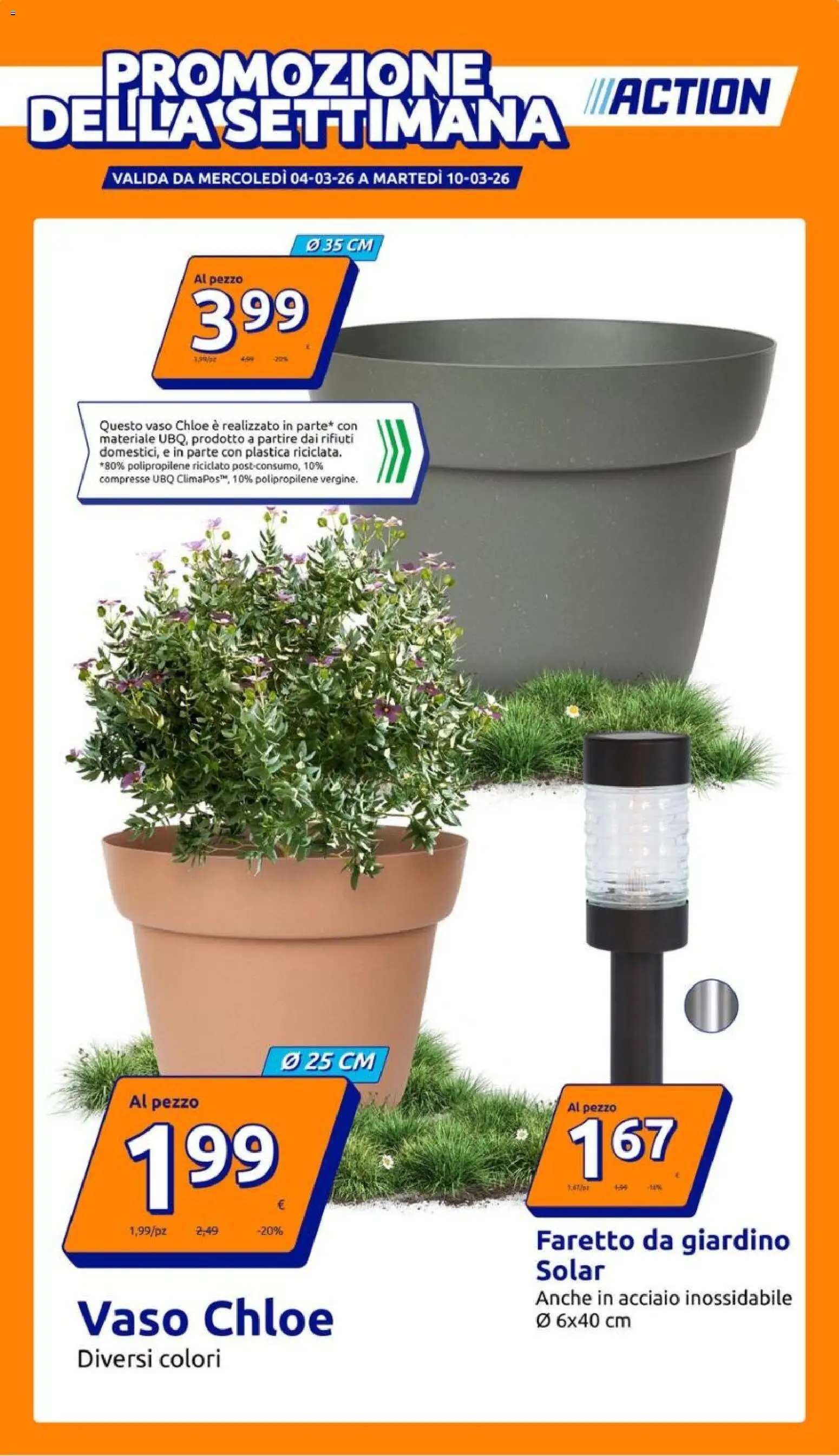 Volantino Action - pagina 1 - valido dal 04/03/2026
