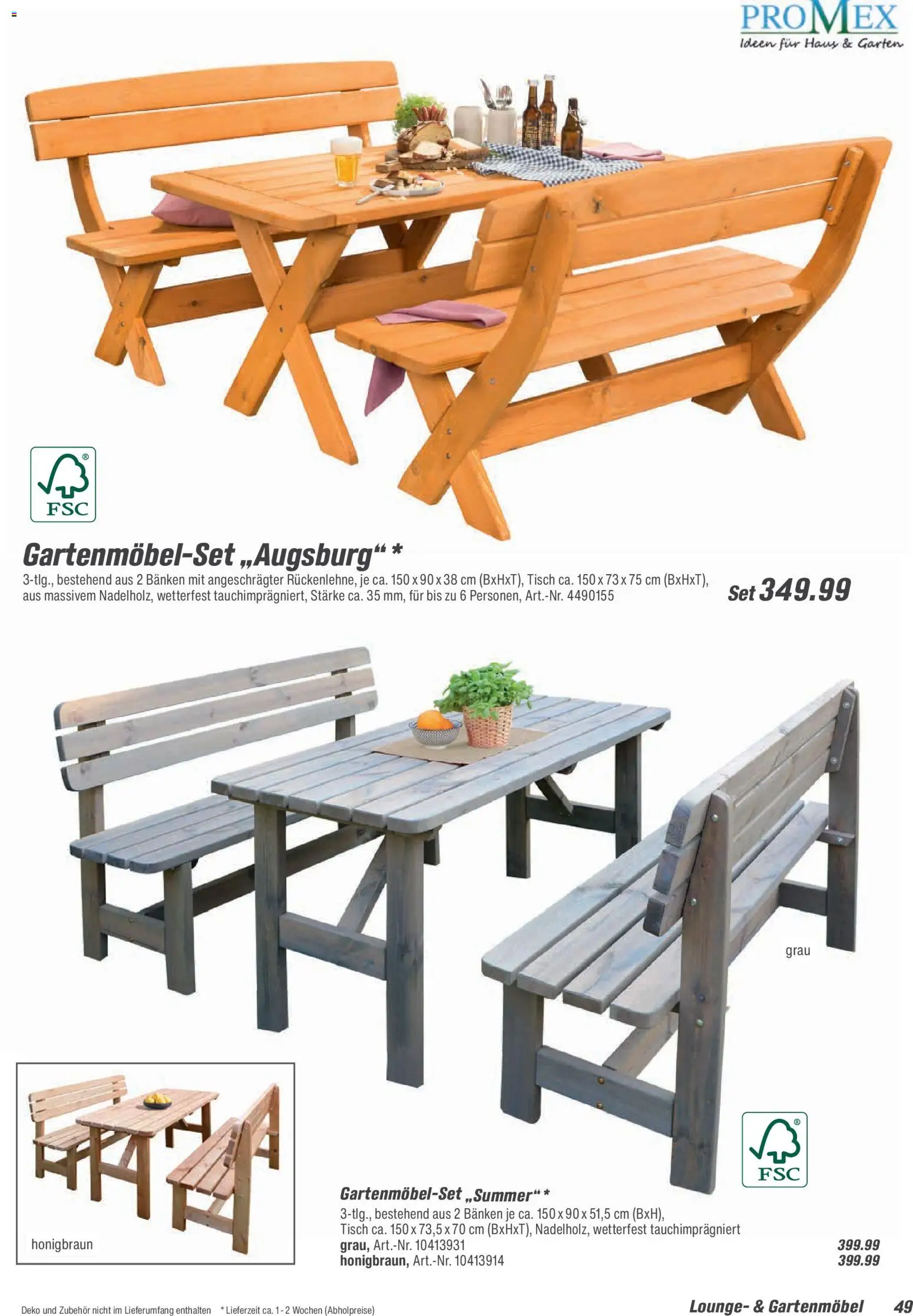 Toom Baumarkt  Gartenmöbel & Solar-Leuchten 2026 - Seite 49 - gültig ab 01.01.2026