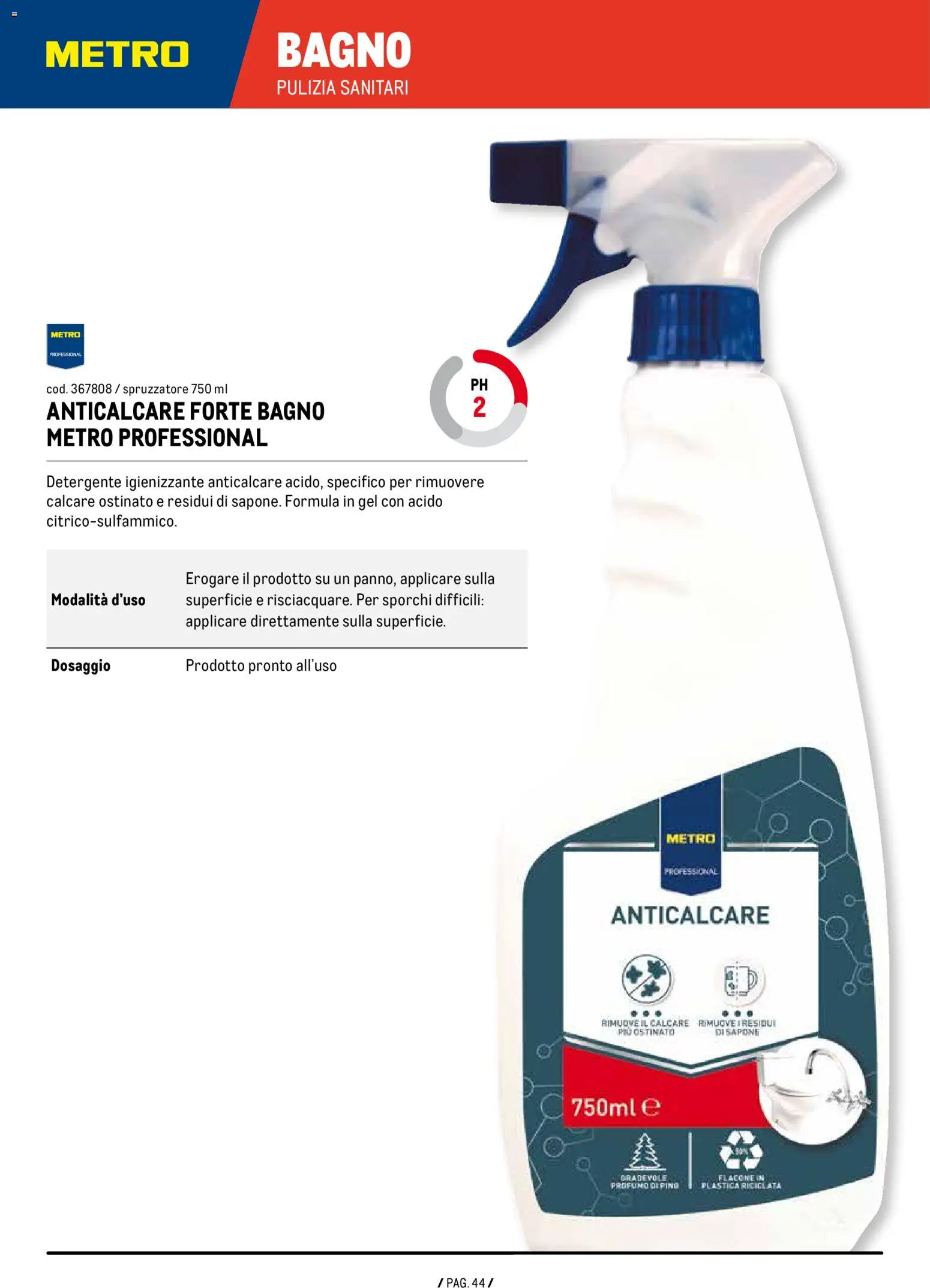 Metro Detergenza catalogo - pagina 44 - valido dal 07/01/2026