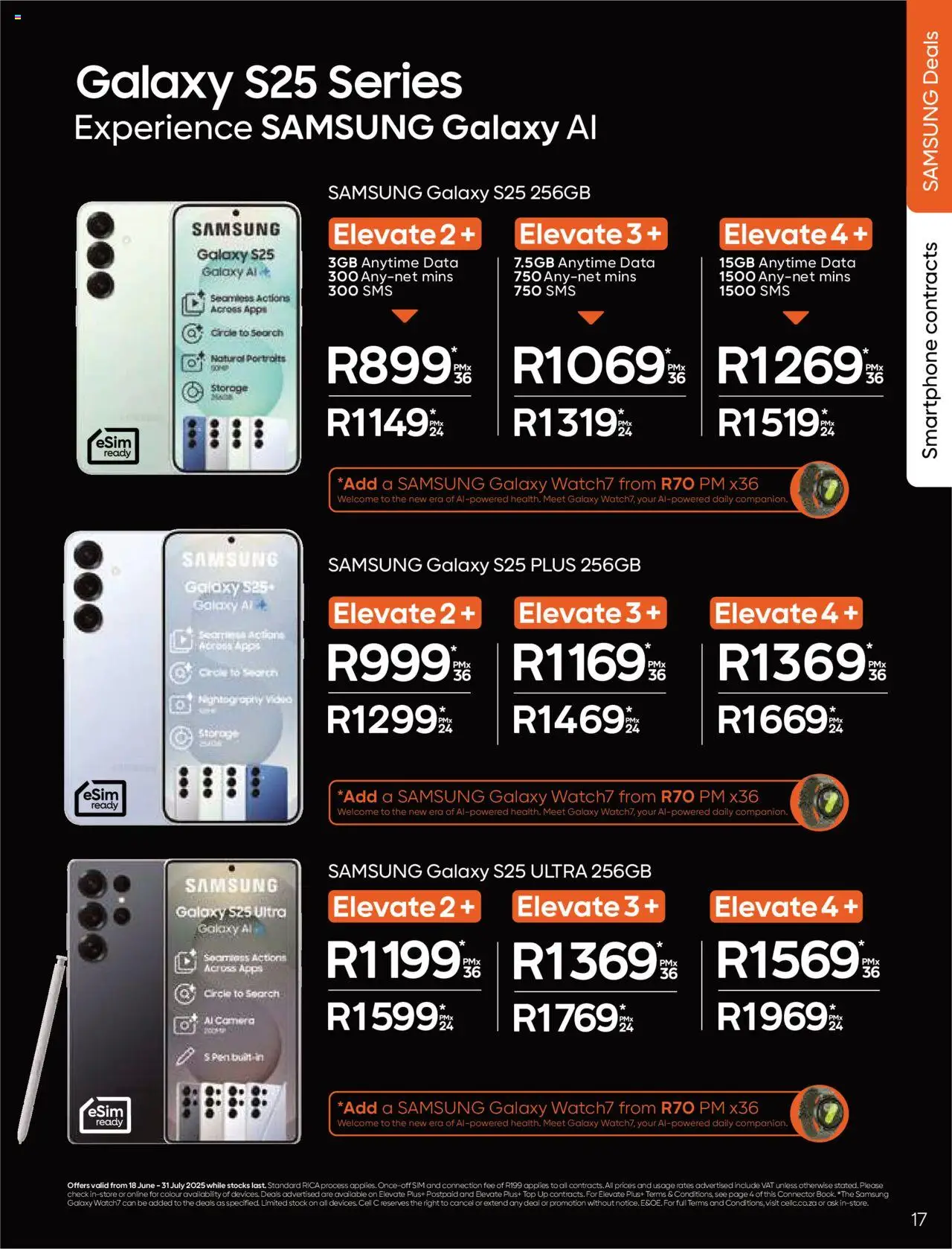 Cell C - Contract Deals - page 17- valid from 18/06/2025