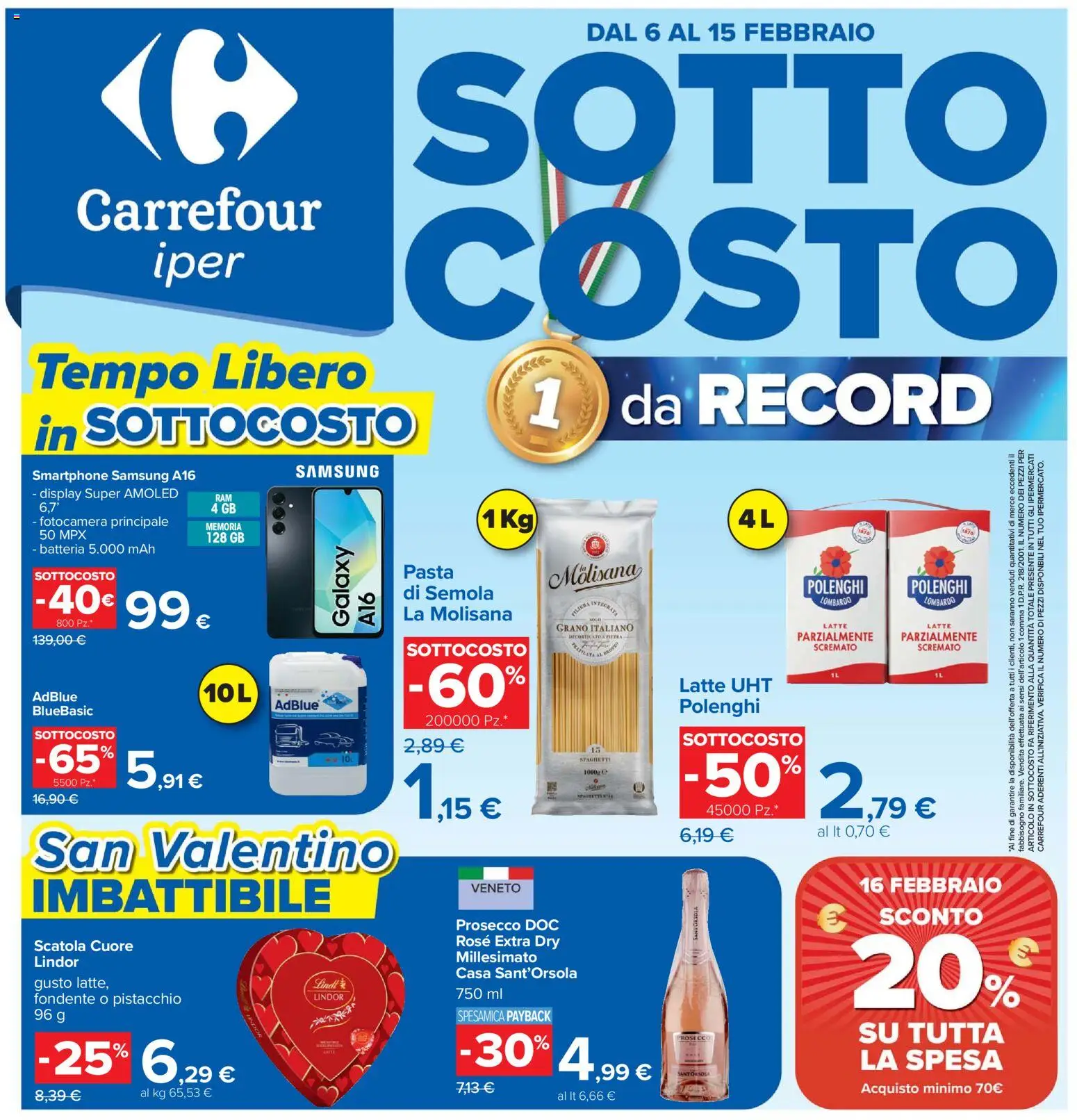 Volantino Carrefour	 - pagina 1 - valido dal 06/02/2026