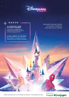 Vista previa del folleto Viajes El Corte Inglés Folleto Disneyland Paris válido desde 31/03/2026