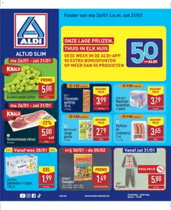 Aldi folder week 4 geldig vanaf 26/01/2026