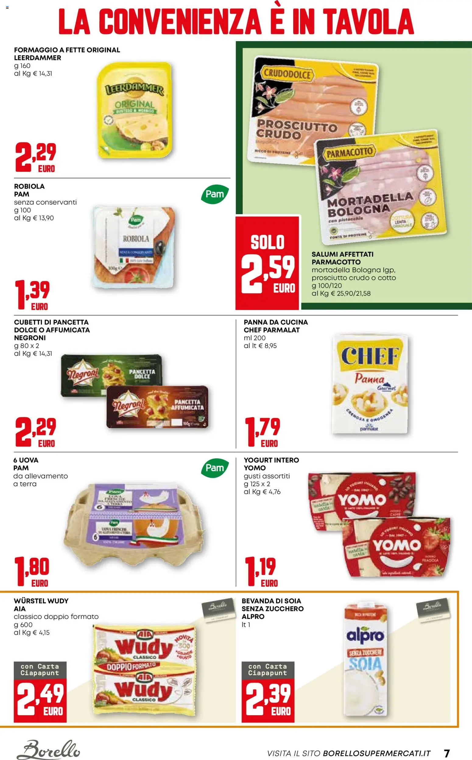 Volantino Borello Supermercati	 - pagina 7 - valido dal 04/12/2025