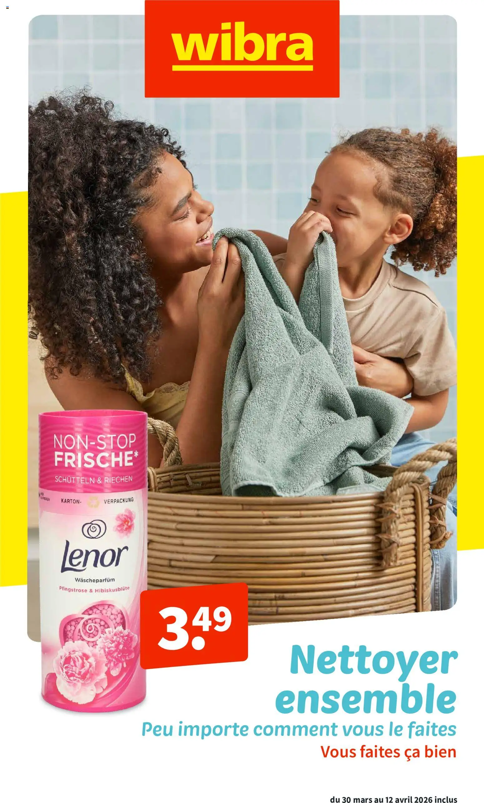 Wibra catalouge - page 1 - valable à partir du 30/03/2026