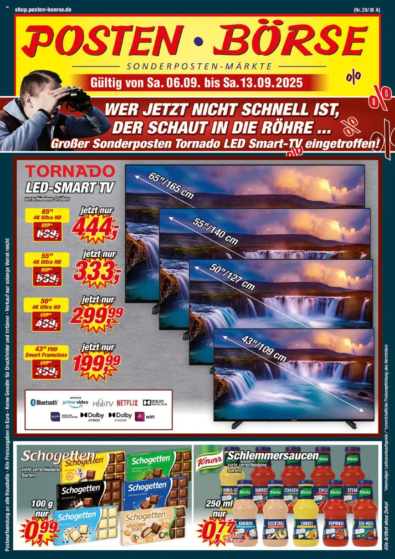 Posten Börse Prospekt - Seite 1 - gültig ab 06.09.2025