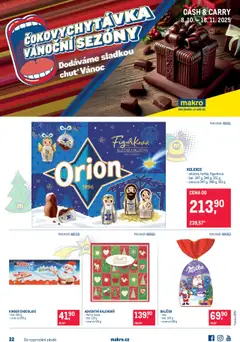 Náhled Makro leták - Mikulášské čokolády platný od 08.10.2025