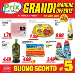 Anteprima Volantino Prix	 valida dal 29/07/2025