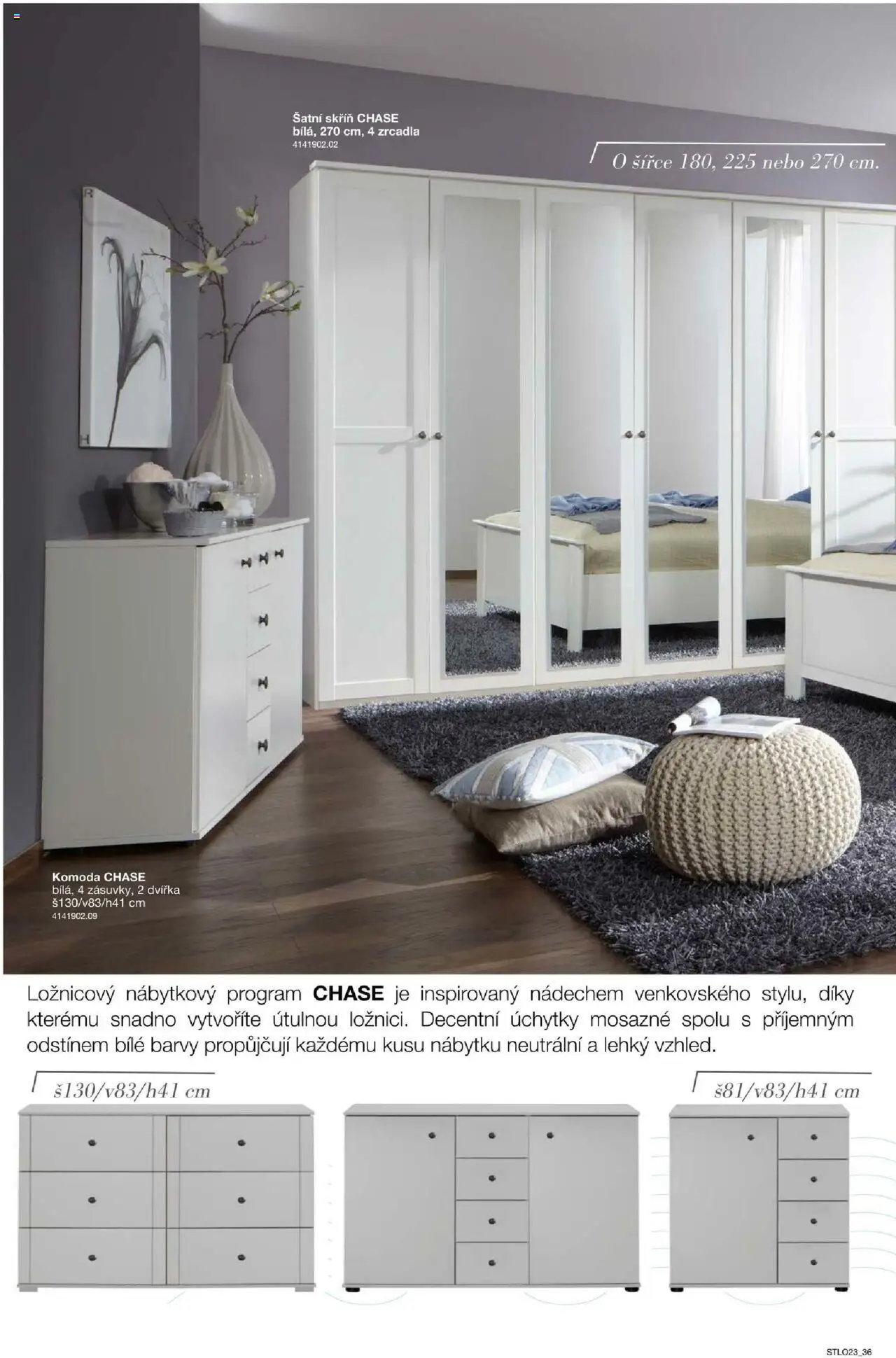 Sconto nábytek katalog - Ložnice - strana 36- platný od 01.01.2025