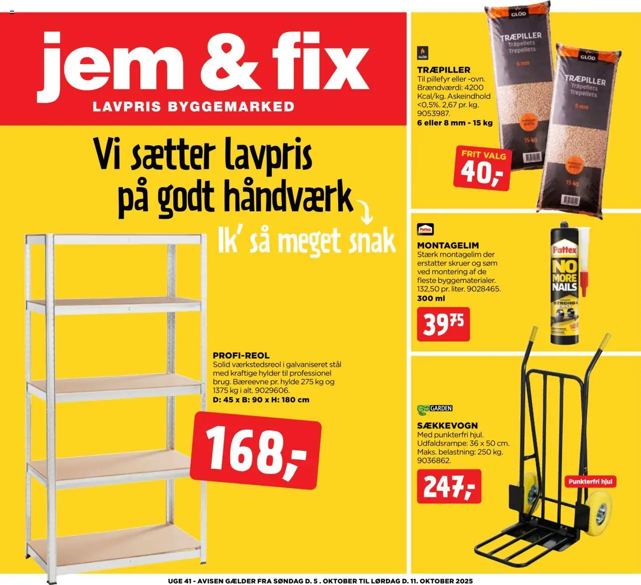 Jem & fix - Tilbudsavis - side 1- gyldig fra 05/10/2025