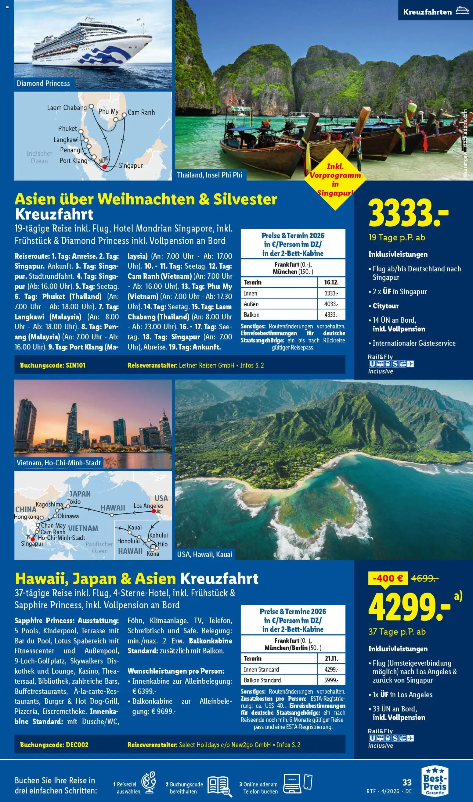 Lidl Reisen Prospekt 	 - Seite 33 - gültig ab 11.04.2026