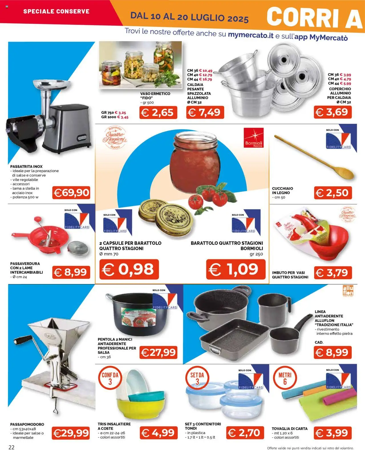 Mercatò Big catalogo - pagina 22 - valido dal 10/07/2025