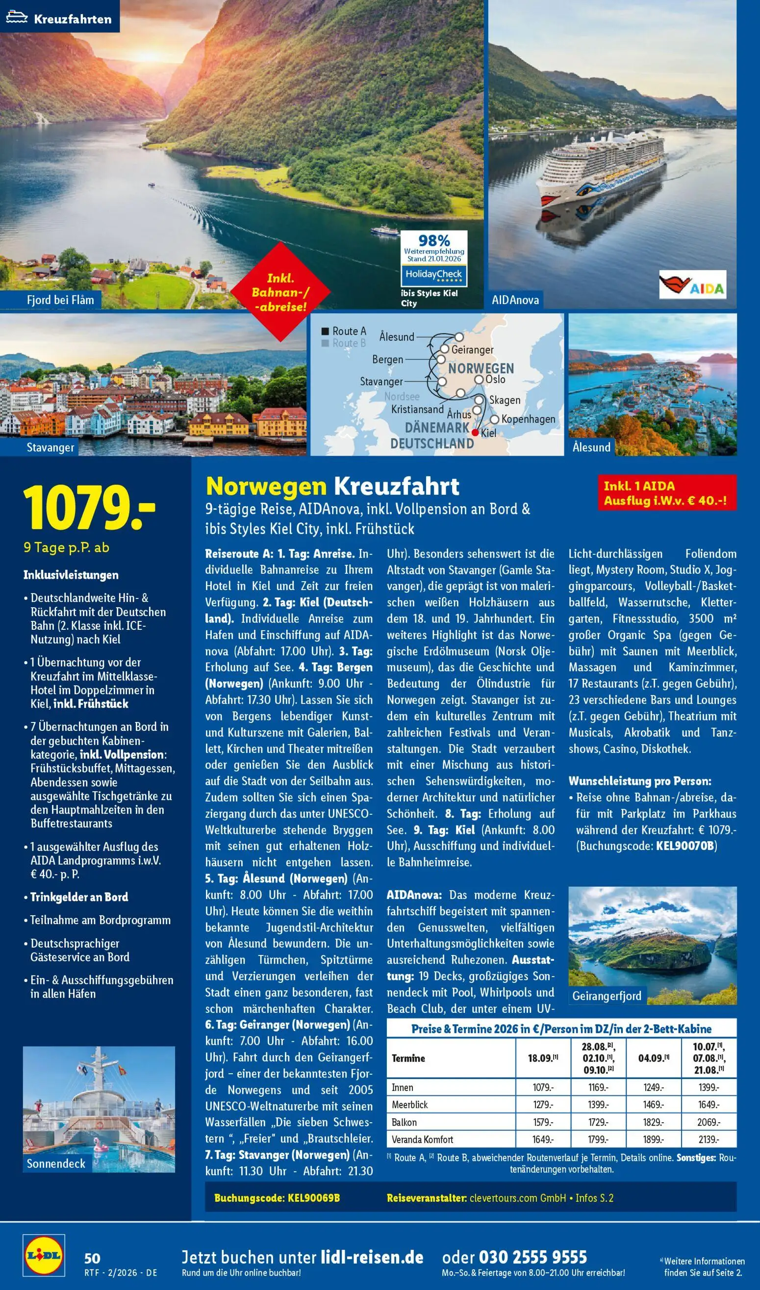 Lidl Reisen Prospekt 	 - Seite 50 - gültig ab 14.02.2026