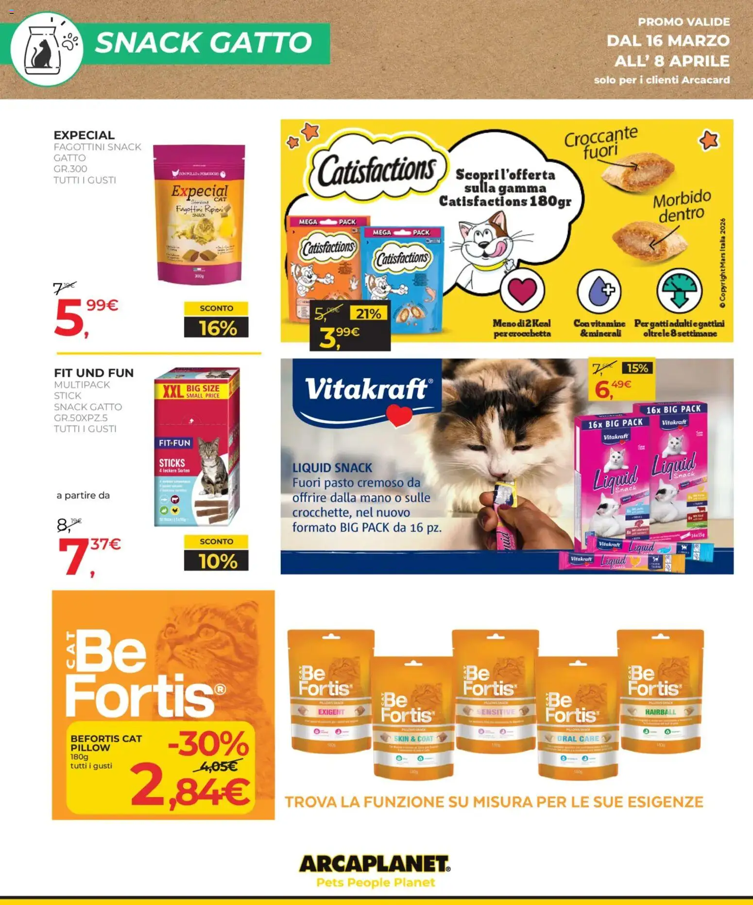 Arcaplanet volantino - pagina 6 - valido dal 16/03/2026