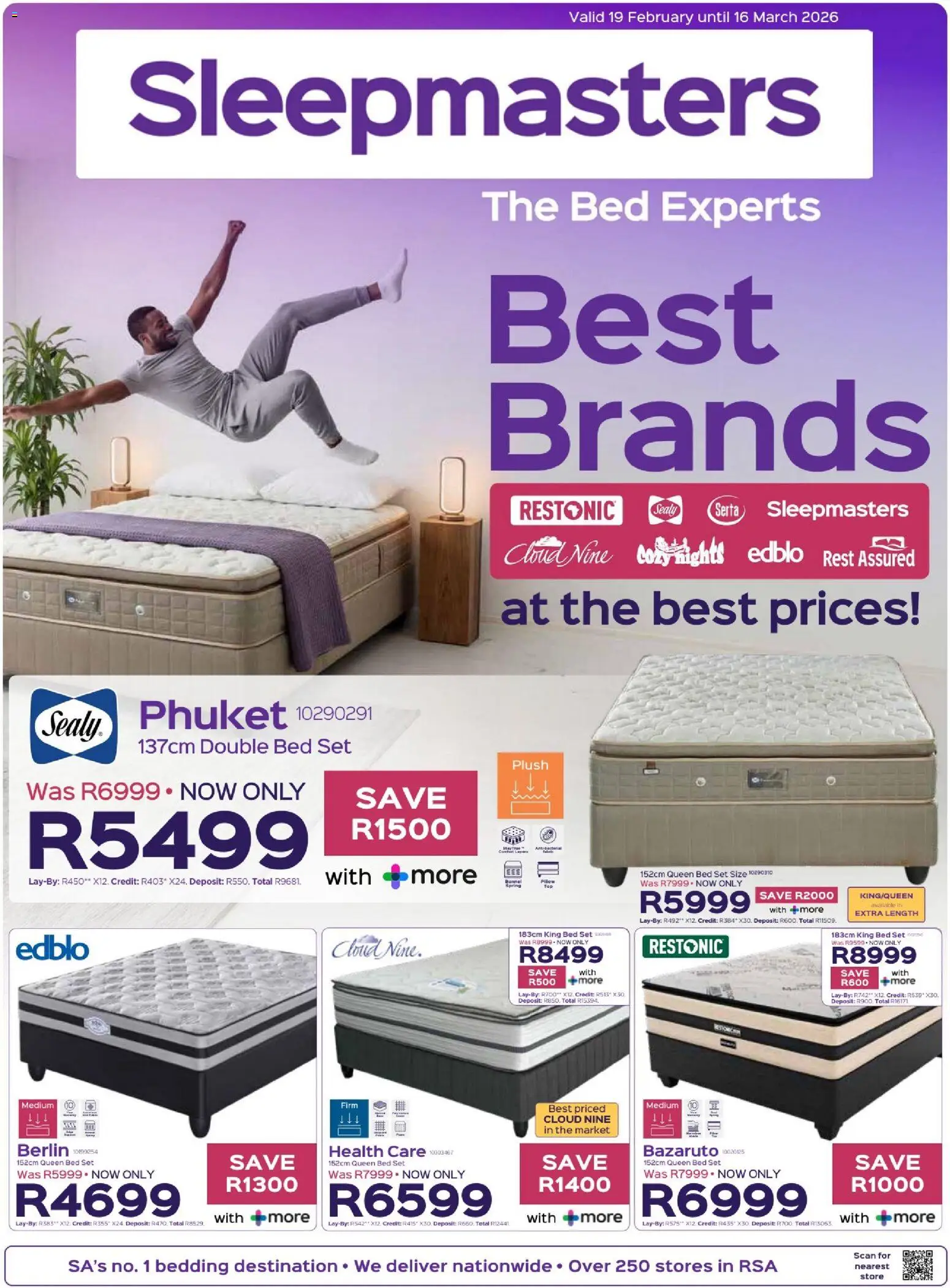 Sleepmasters Specials - page 1- valid from 19/02/2026