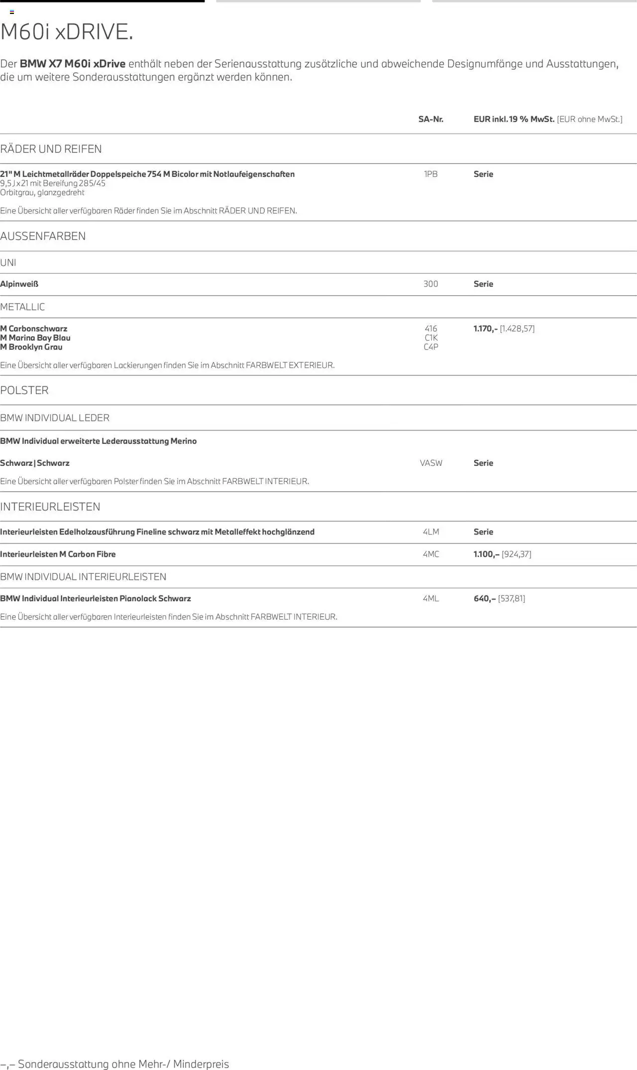 BMW X7 - Seite 11 - gültig ab 01.08.2025