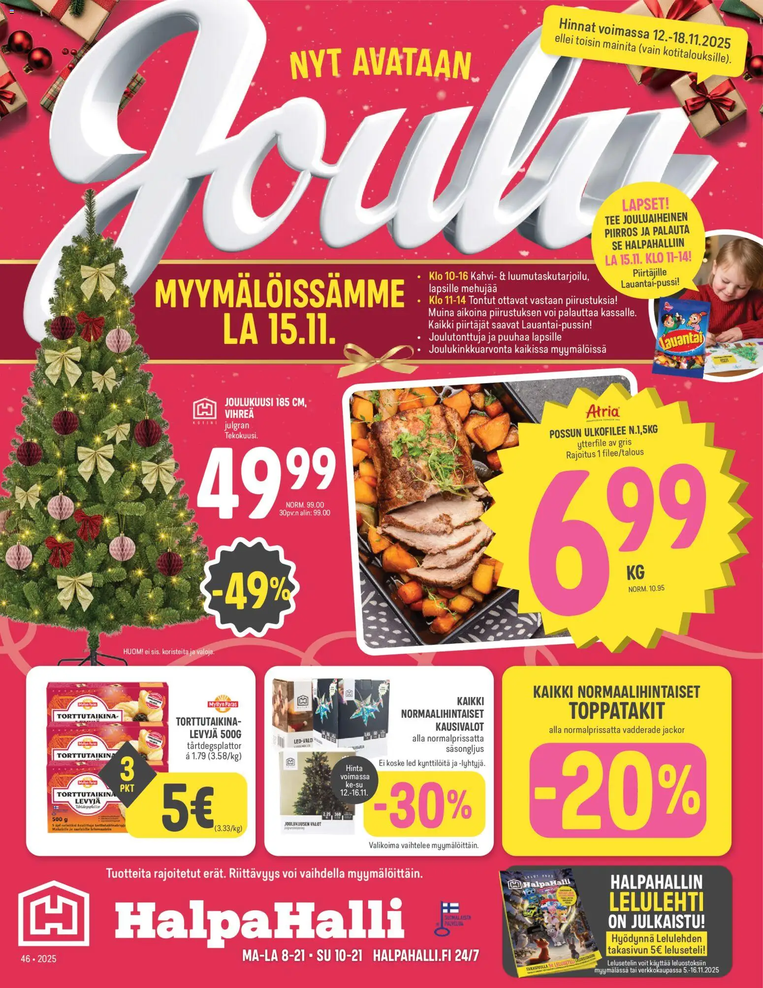 Halpa Halli - Black Friday - sivu 1- voimassa alkaen 12/11/2025
