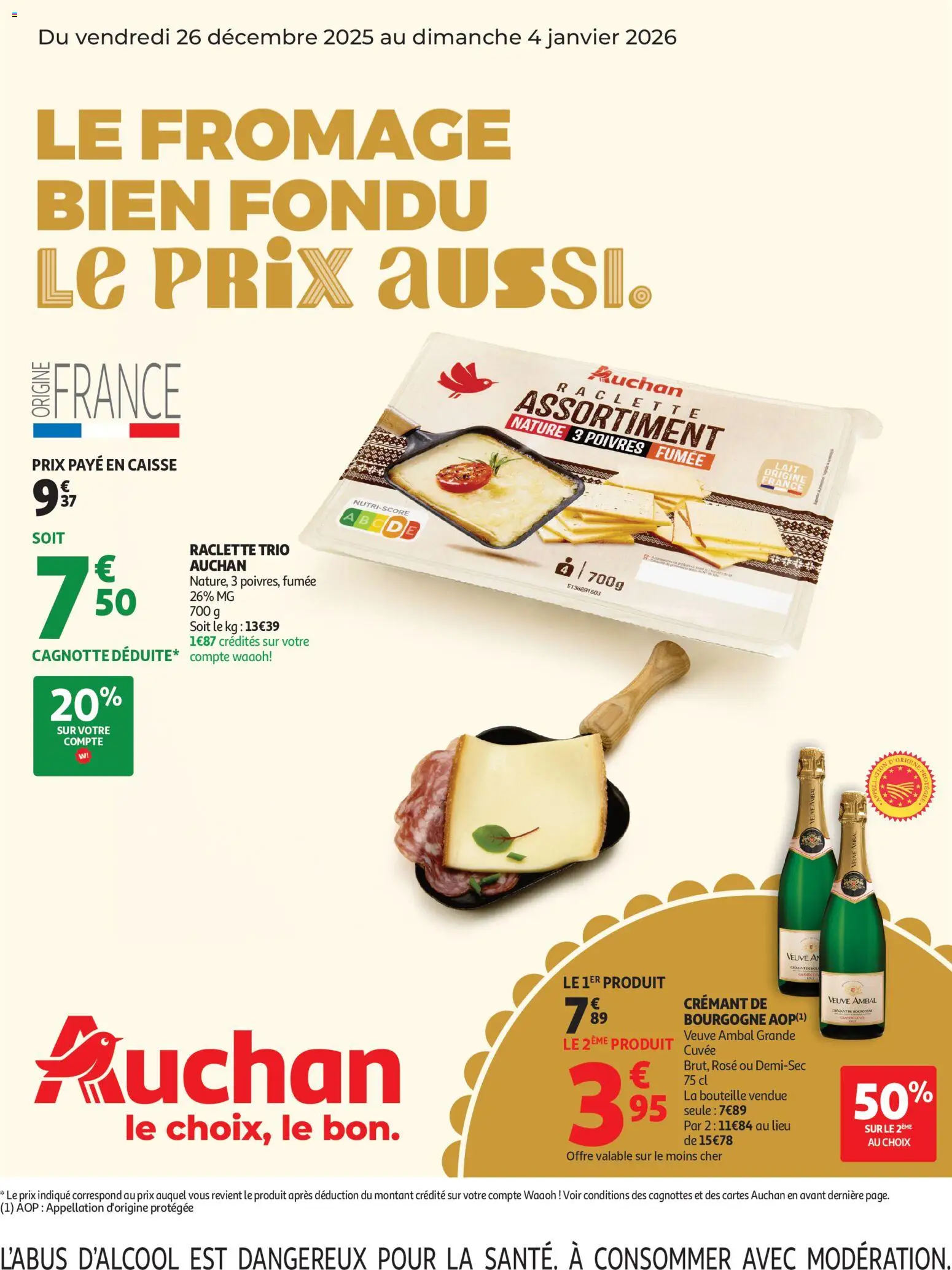 Auchan - Tout pour le réveillon - pagina 1- geldig vanaf 26/12/2025